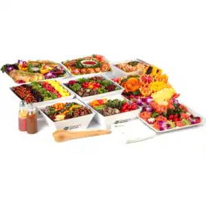 Brunch for 30 catering spread
