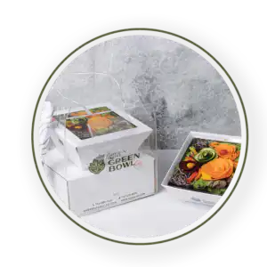 Delicious Parve Salad Gift wrapped