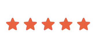Five-star customer rating